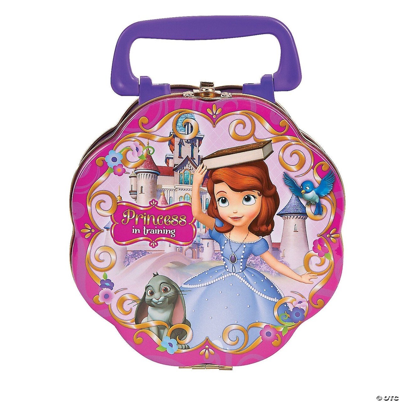 Princess Sofia The First Tin Box Storage Case Kids Toy Organizer 9X6 Inches